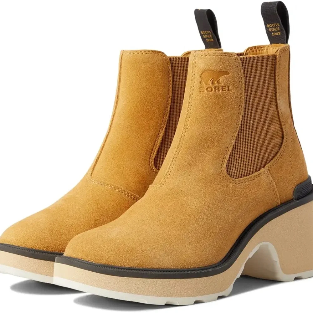SOREL WOMEN'S HI-LINE™ HEEL CHELSEA BOOT women size 8.5 platform